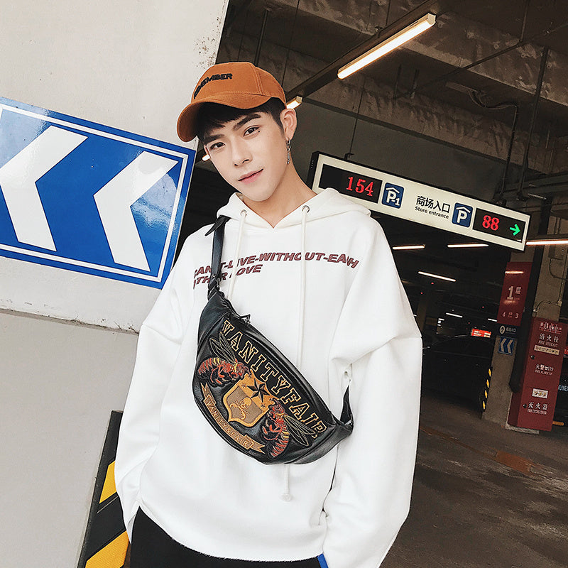 Premium leather waist bag