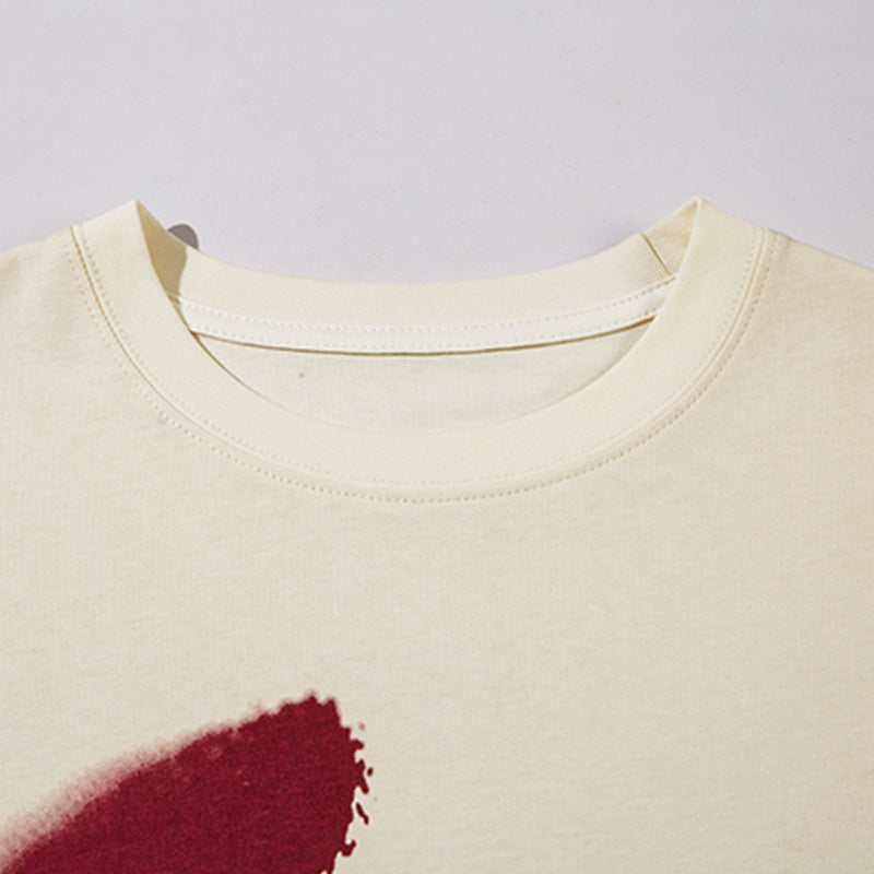 Graffiti Letter half Sleeve t-shirt