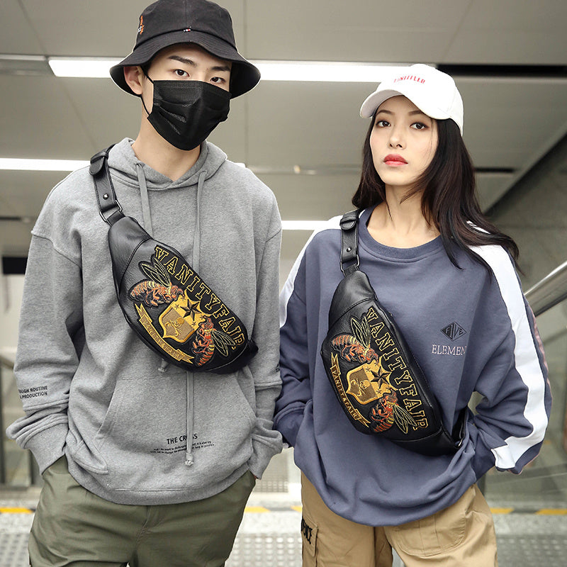 Premium leather waist bag