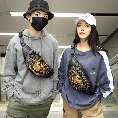Premium leather waist bag