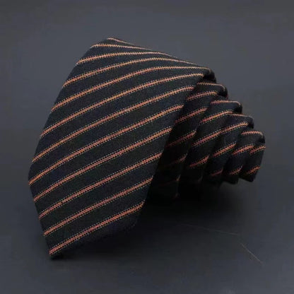 Thickened Sanded Fabric Hand Hit Men's Business Solid Color Tie