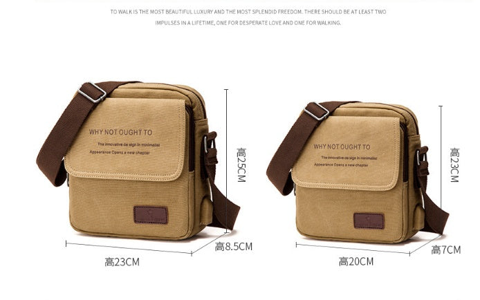 Classic Retro Shoulder Bag – Unisex & Stylish