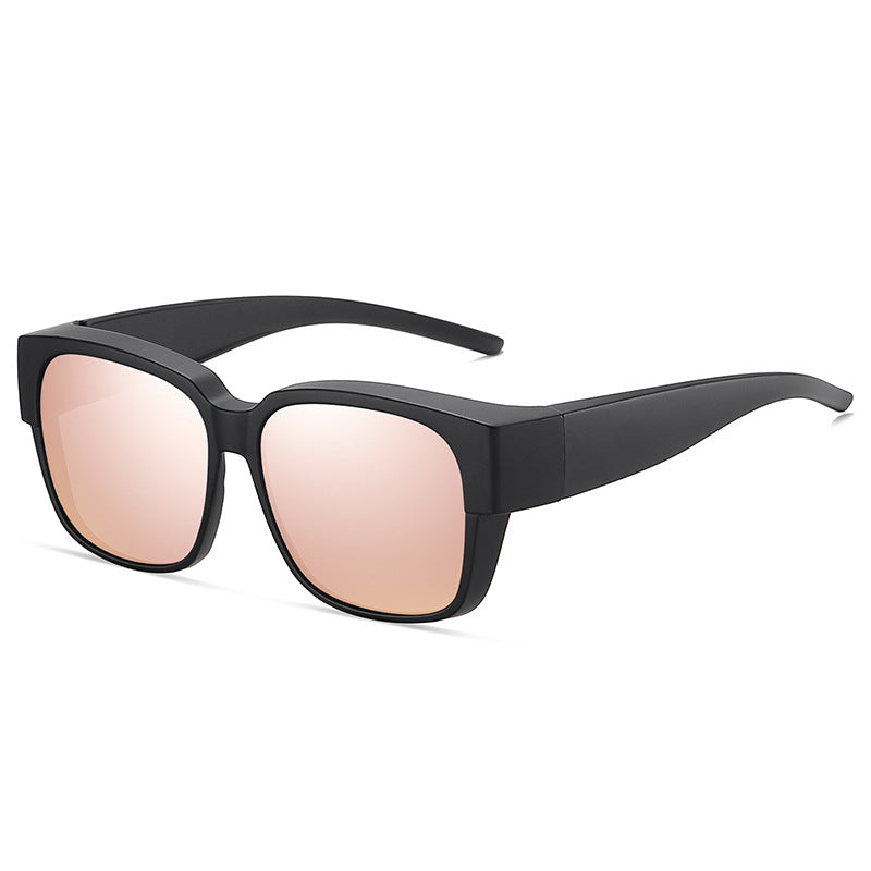 Square Round Polarized Myopia Unisex Glasses