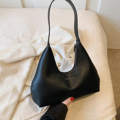 Retro Minimalist Shoulder & Handbag – French & American Style”