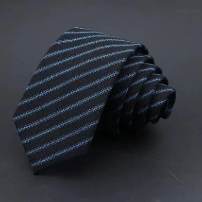 Thickened Sanded Fabric Hand Hit Men's Business Solid Color Tie