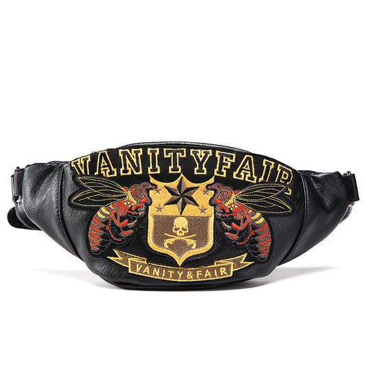 Premium leather waist bag