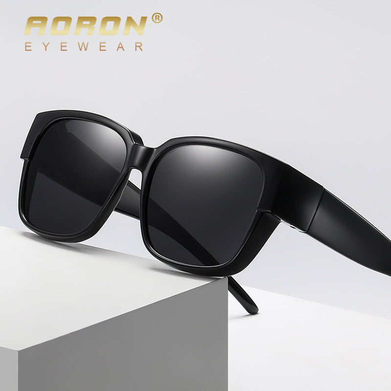 Square Round Polarized Myopia Unisex Glasses
