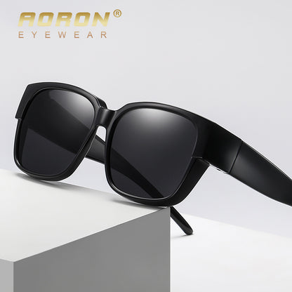 Square Round Polarized Myopia Unisex Glasses