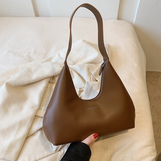 Retro Minimalist Shoulder & Handbag – French & American Style”