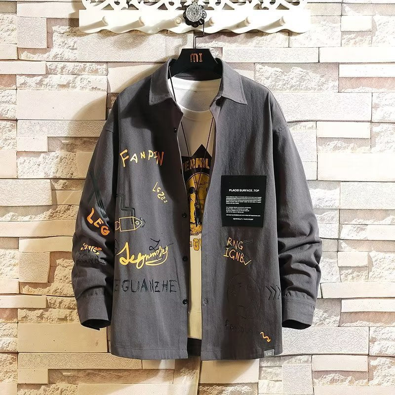Long Sleeve oversized Casual Men’s Shirt