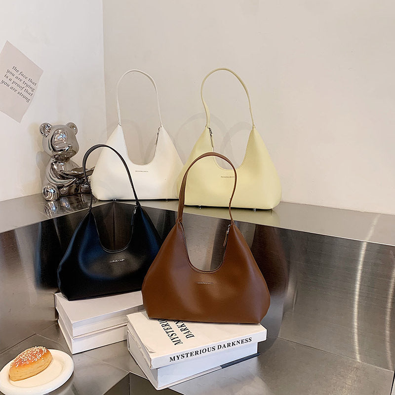 Retro Minimalist Shoulder & Handbag – French & American Style”