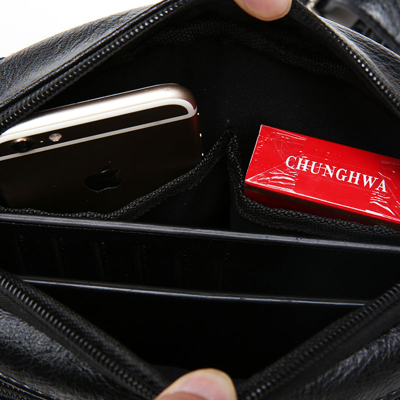 Premium leather waist bag