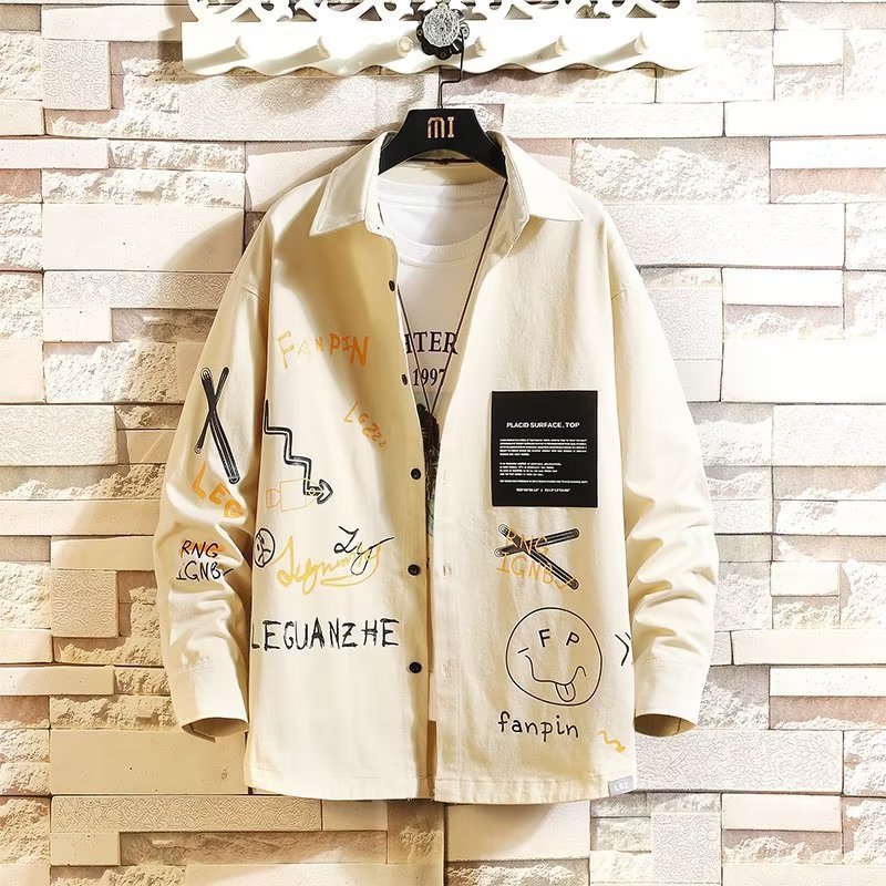 Long Sleeve oversized Casual Men’s Shirt