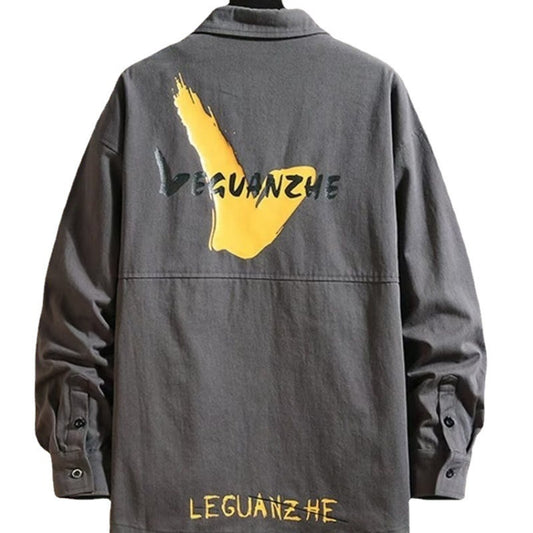Long Sleeve oversized Casual Men’s Shirt